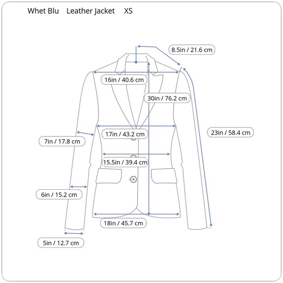 Whet Blu NYC Luxury Black Leather Jacket Extra Small XS - Picture 15 of 16